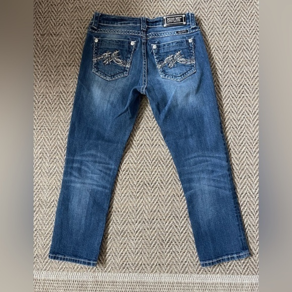 Miss Me Boyfriend Capri Size 27
